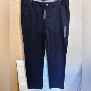 Tommy Hilfiger Men’s NWT Navy Pants Classic Chino Reg Slim Fit Trousers Preppy